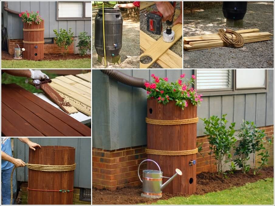 Look At This Budget Friendly Rain Barrel Idea1