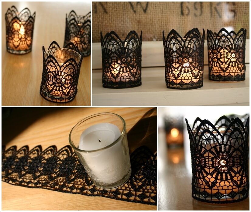 These Black Lace Candles Are Just Stunning 1