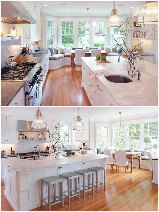 What Kind of Flooring Looks Good in a White Kitchen 1
