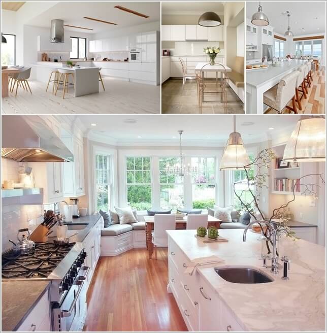 What Kind of Flooring Looks Good in a White Kitchen a