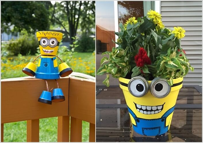 10 Cool Clay Pot Garden Crafts for You to Try 6