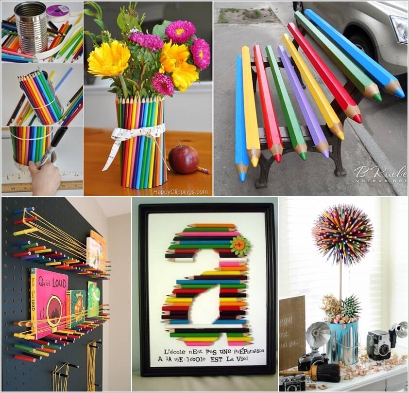 10 Cool Color Pencil Inspired Home Decor Ideas a