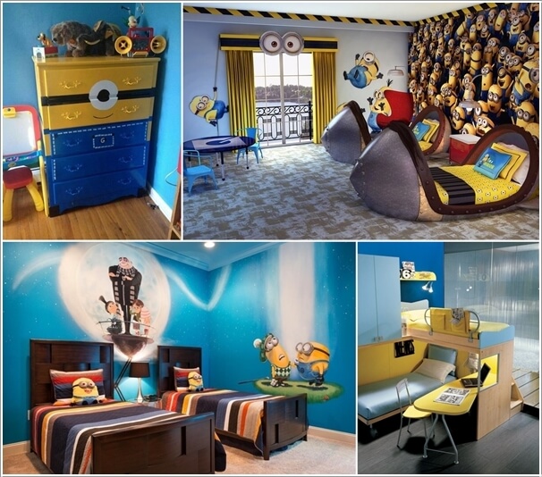 10 Cute and Cool Minions Kids Room Ideas a
