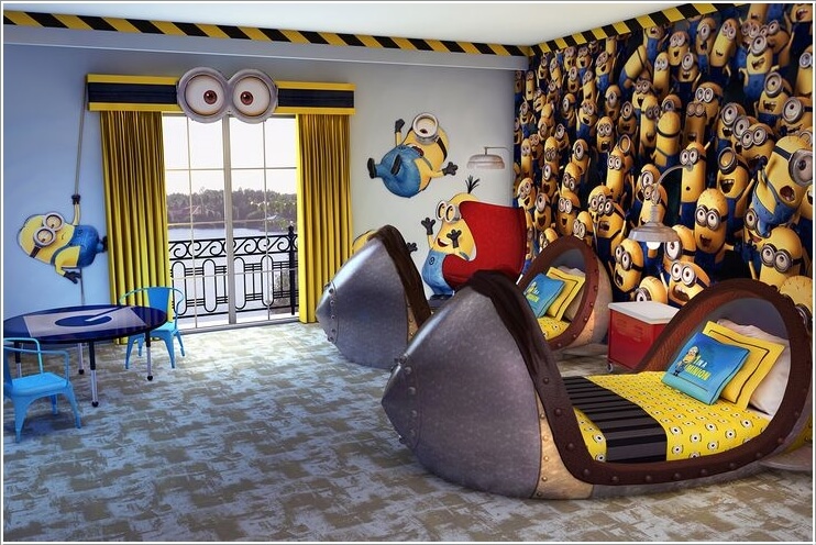 10 Cute and Cool Minions Kids Room Ideas 3