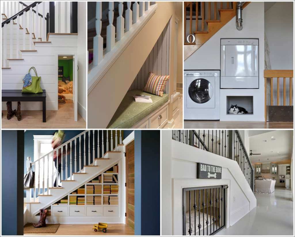 Cleverly Utilize The Space Under The Stairs 1