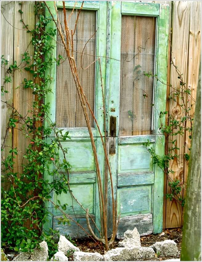 Make An Outdoor Feature from Recycled Materials 6