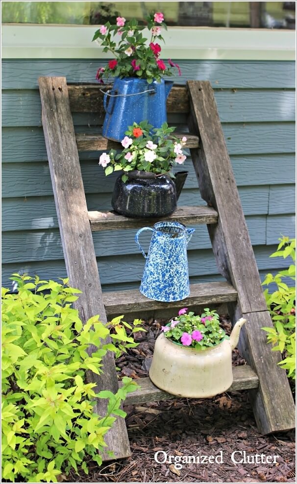Make An Outdoor Feature from Recycled Materials 8