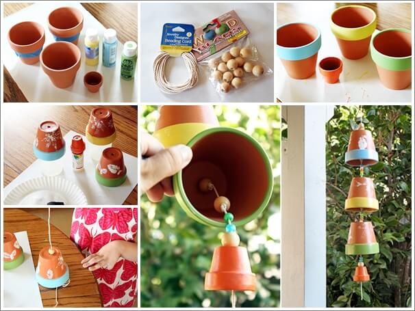 This Clay Pot Wind Chime is So Lovely 1