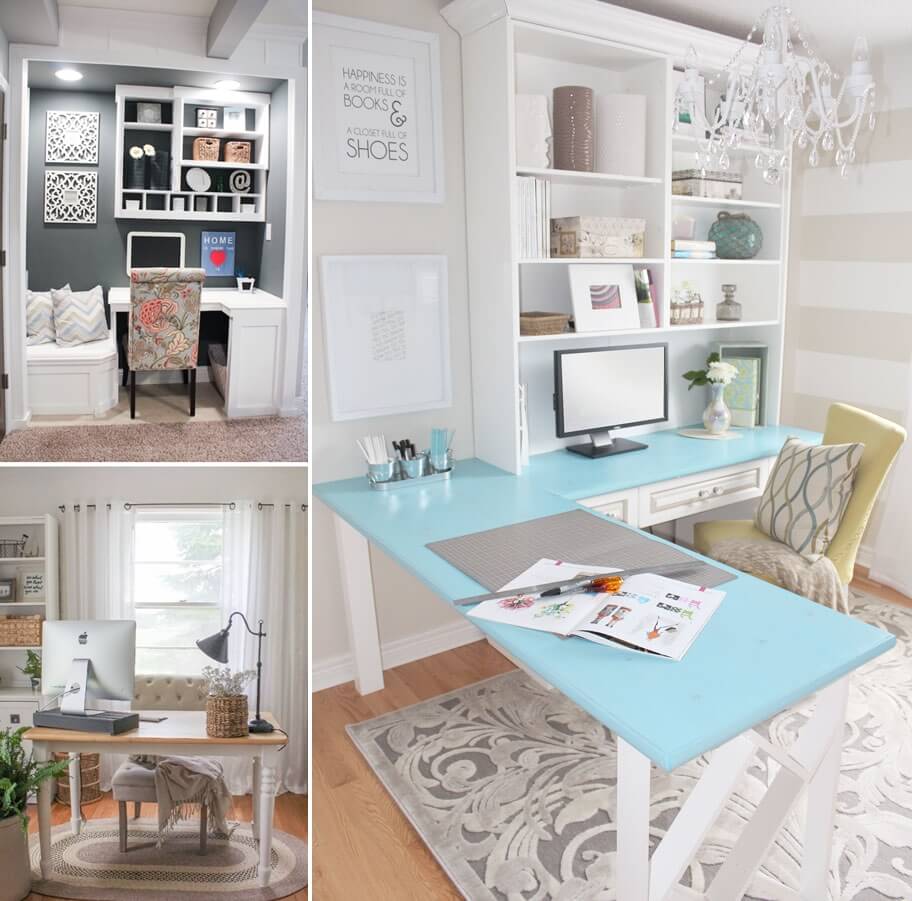 10 Chic And Beauteous Home Office Desk Ideas