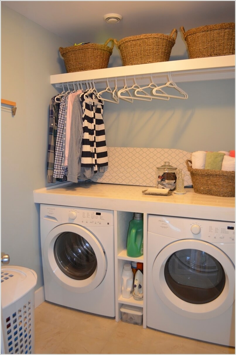 10 Clever Ideas to Store More in Your Laundry Room