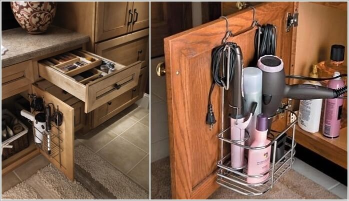 10 Clever Ideas to Store Your Hair Appliances 5