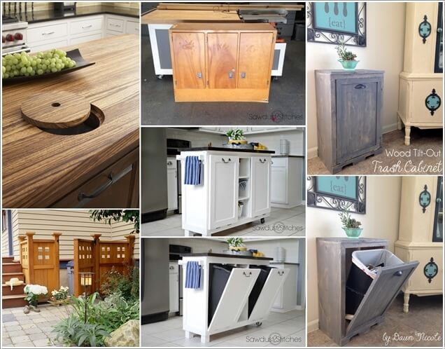 10 Clever Ways to Hide a Trash Can a