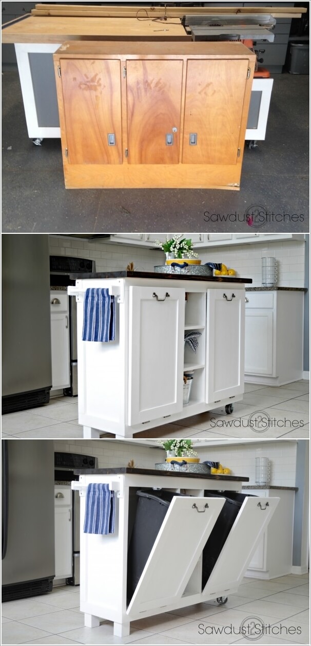 10 Clever Ways to Hide a Trash Can 3