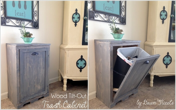 10 Clever Ways to Hide a Trash Can 1