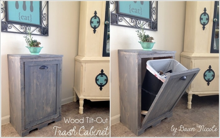 10 Clever Ways to Hide a Trash Can 1