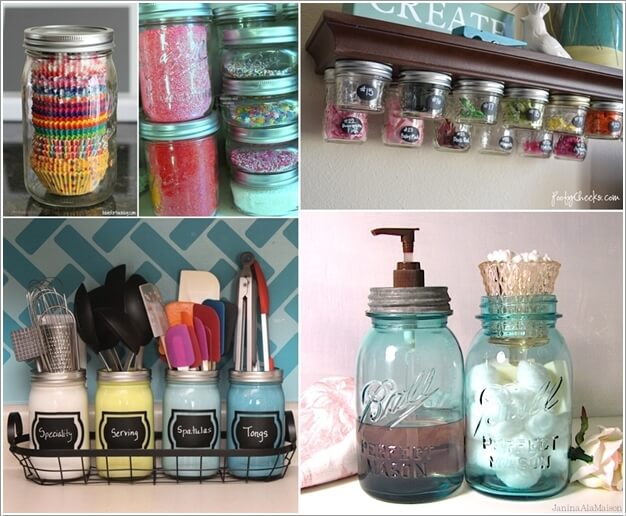 10 Clever Ways to Use Mason Jars for Storage a
