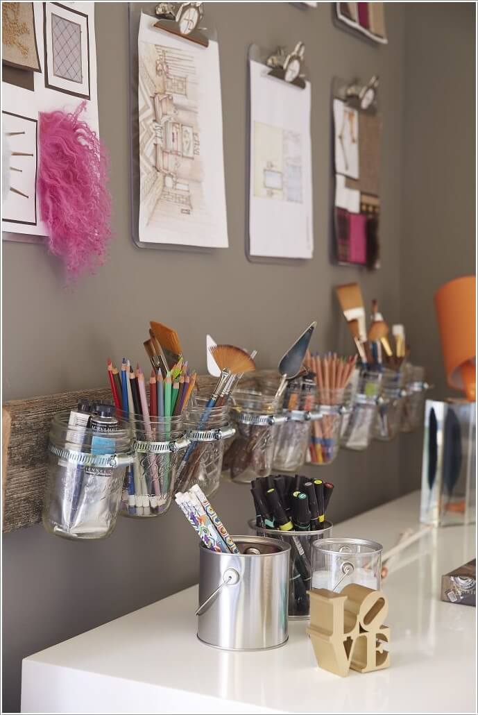10 Clever Ways to Use Mason Jars for Storage 5