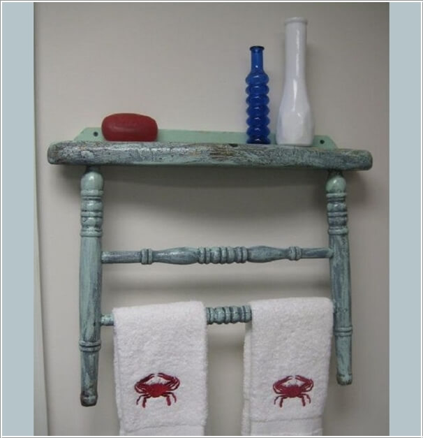 15 Cool DIY Towel Holder Ideas for Your Bathroom 13