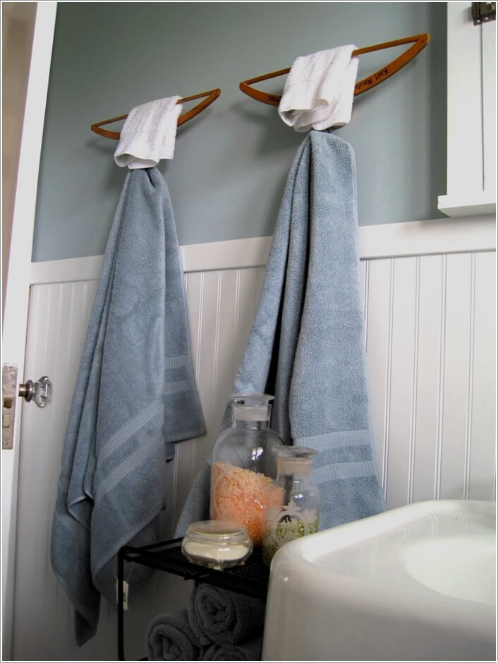 15 Cool DIY Towel Holder Ideas for Your Bathroom 15