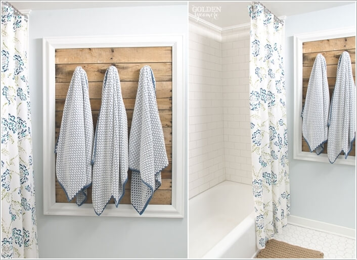 15 Cool DIY Towel Holder Ideas for Your Bathroom 6