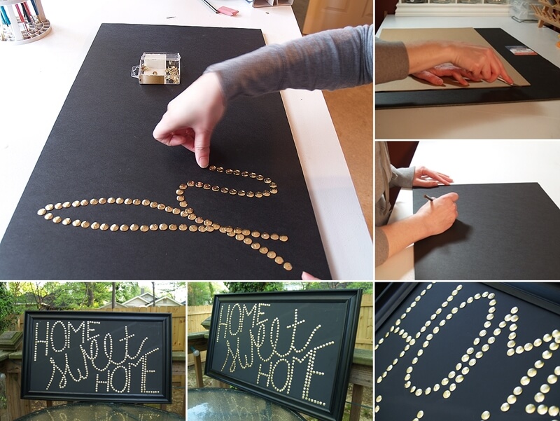 Try This Wonderful Push Pin Wall Art