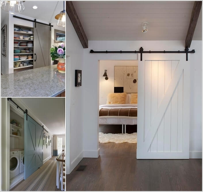 10 Awesome Ways to Decorate Your Home with Barn Doors a