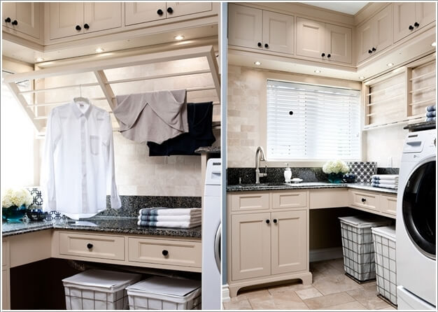 10 Clever Clothes Hanging Solutions for Your Laundry Room 3