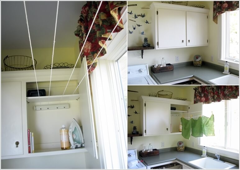 10 Clever Clothes Hanging Solutions for Your Laundry Room 6