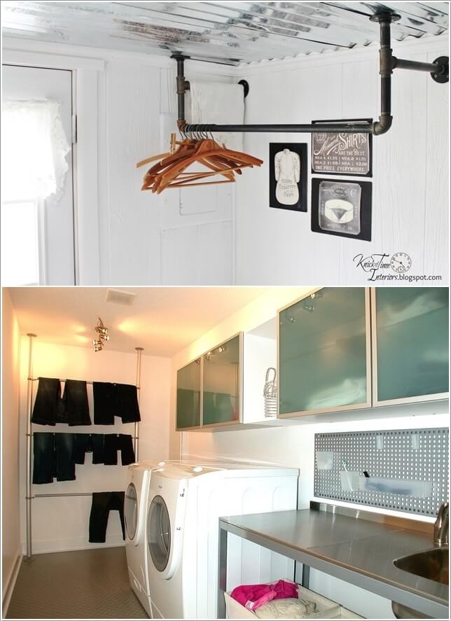 10 Clever Clothes Hanging Solutions for Your Laundry Room 9