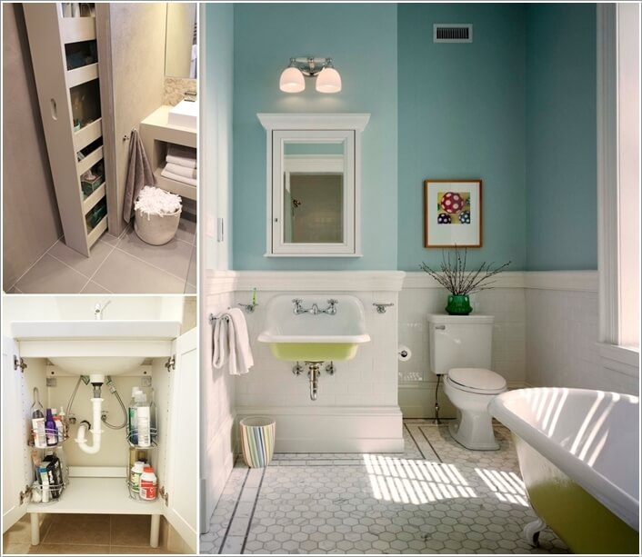 10 Clever Ways to Store More In Your Bathroom a