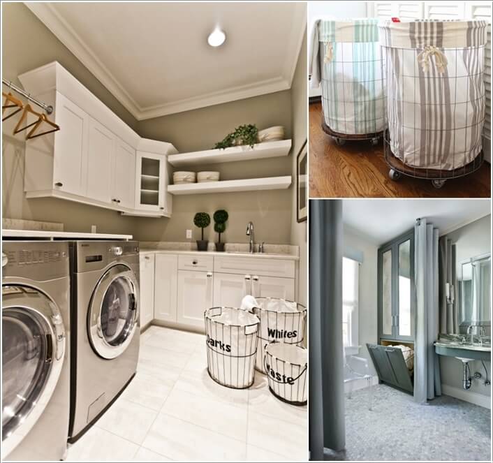 10 Cool Clothes Hamper Ideas for Your Laundry Room a