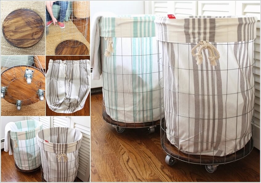 10 Cool Clothes Hamper Ideas for Your Laundry Room 4
