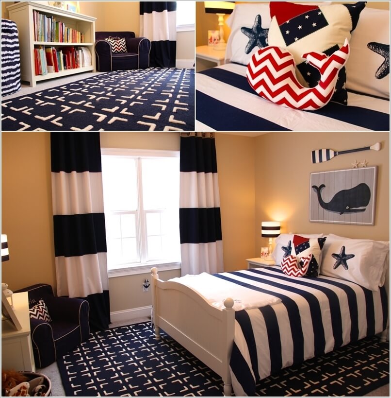 10 Cool Nautical Kids Bedroom Decorating Ideas