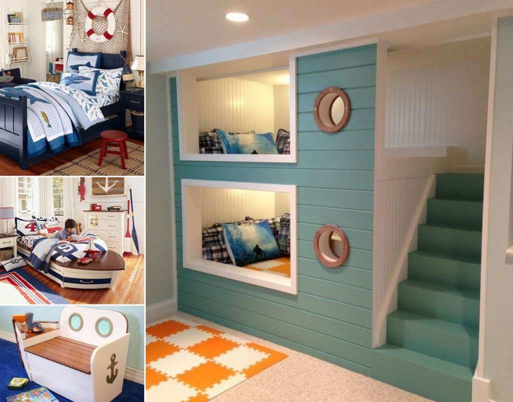 10 Cool Nautical Kids' Bedroom Decorating Ideas
 Nautical Themed Kids Bedroom