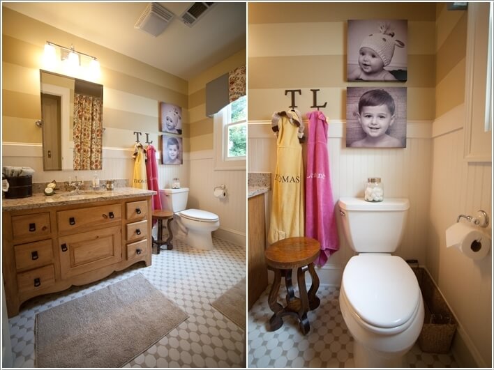 10 Cute Ideas for a Kids' Bathroom 2