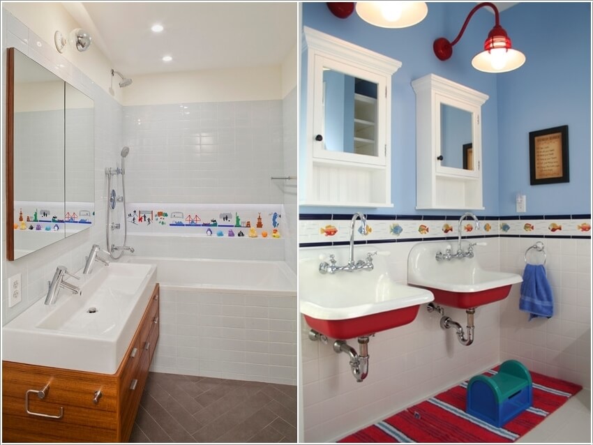 10 Cute Ideas for a Kids' Bathroom 3