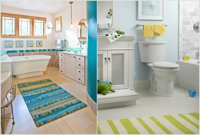 10 Cute Ideas for a Kids' Bathroom 10