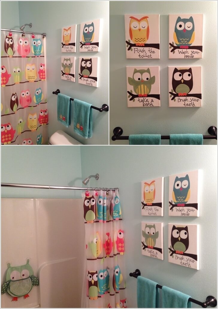 10 Cute Ideas for a Kids' Bathroom 1