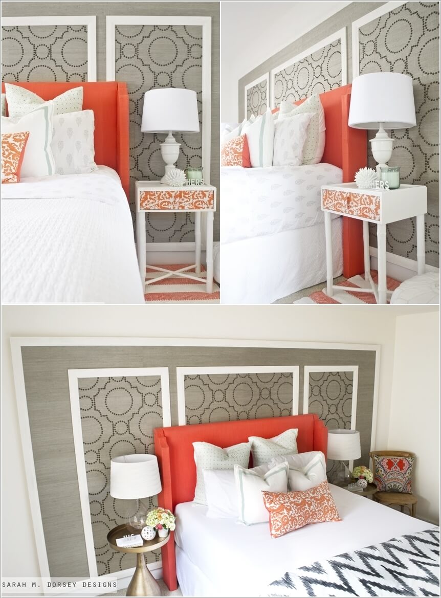 10 Ideas to Add Pattern to Your Bedroom With Else Than a Bedspread 2