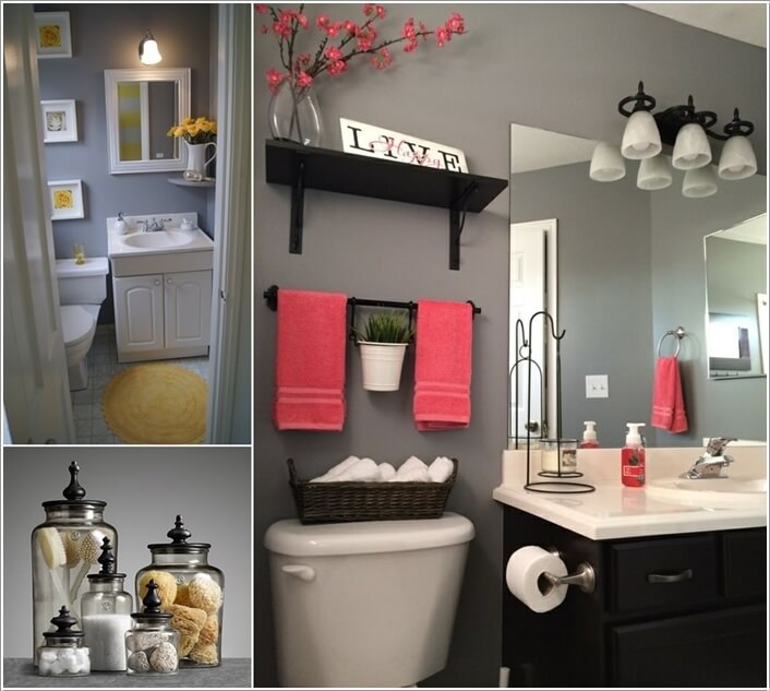 10 Lively Ways to Add Life to a Gray Bathroom 2