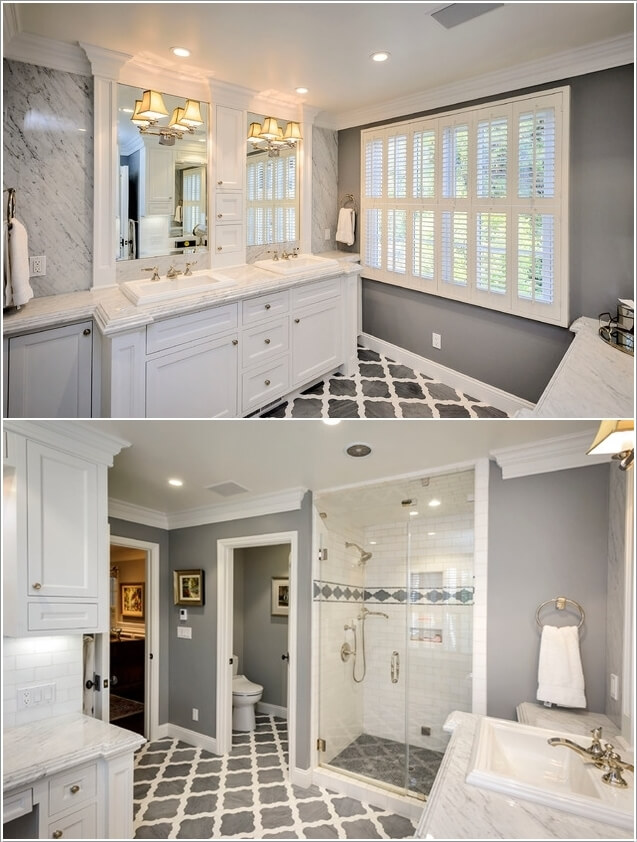 10 Lively Ways to Add Life to a Gray Bathroom 8