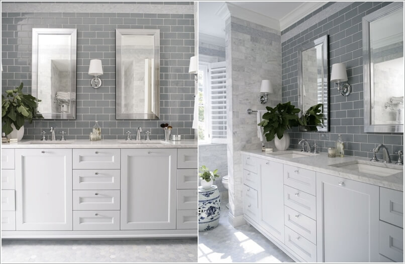 10 Lively Ways to Add Life to a Gray Bathroom 1