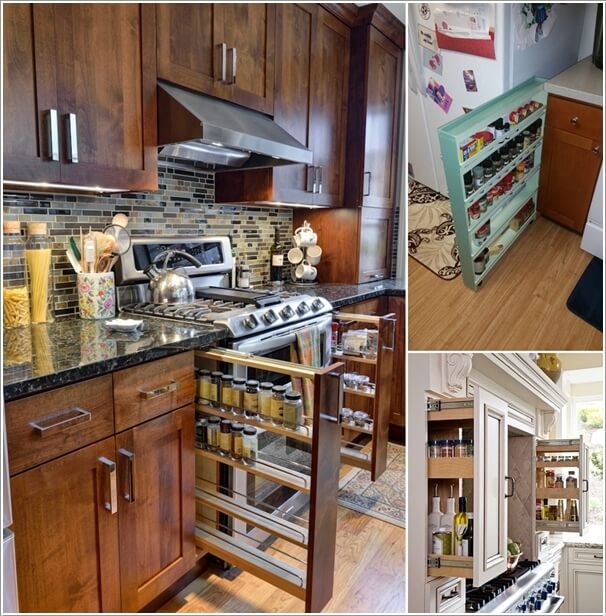10 Places in Your Kitchen to Install a Spice Rack a