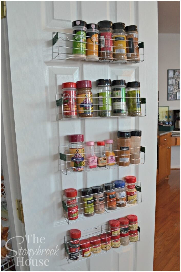 10 Places in Your Kitchen to Install a Spice Rack 6