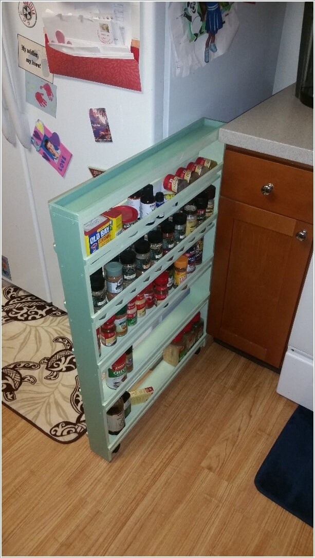 10 Places in Your Kitchen to Install a Spice Rack 1
