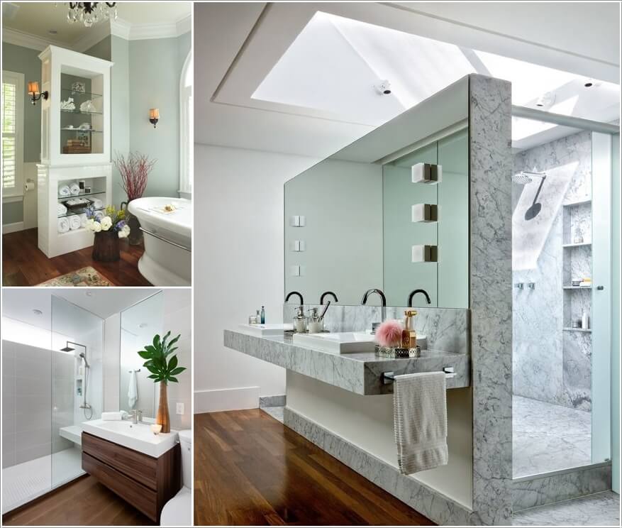 10 Amazing Bathroom Partition Options You Will Admire a