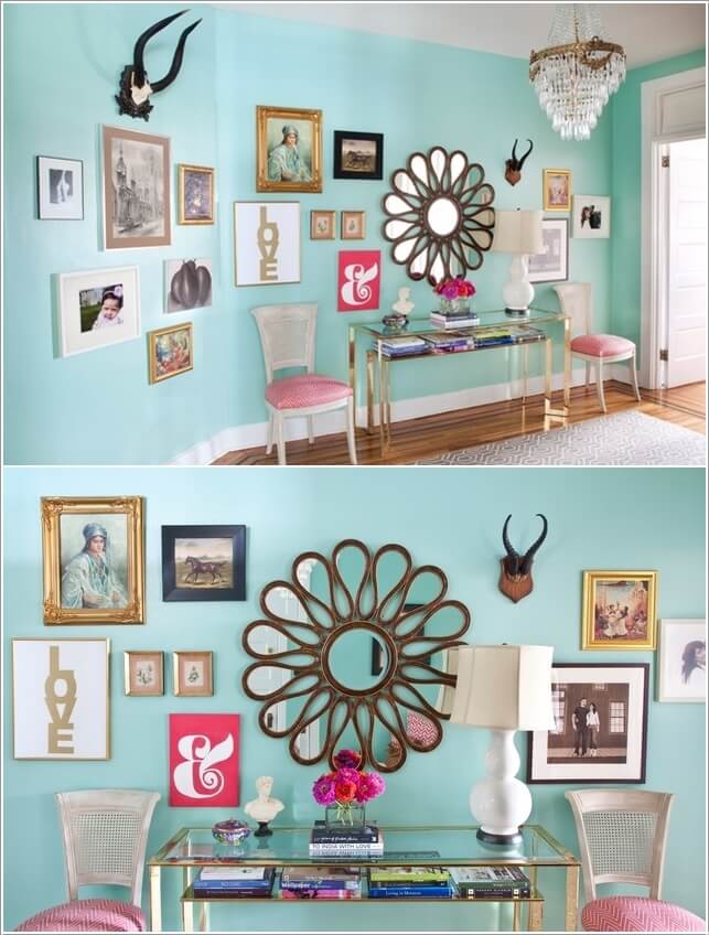 15 Creative Ways to Display Your Picture Frames 4
