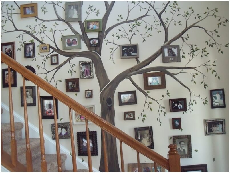 15 Creative Ways to Display Your Picture Frames 1