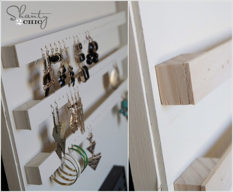 10 Lovely DIY Earring Holder Ideas for You 8