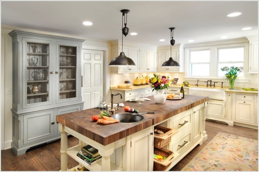 15 Interesting Elements You Can Add to a Kitchen Island 14